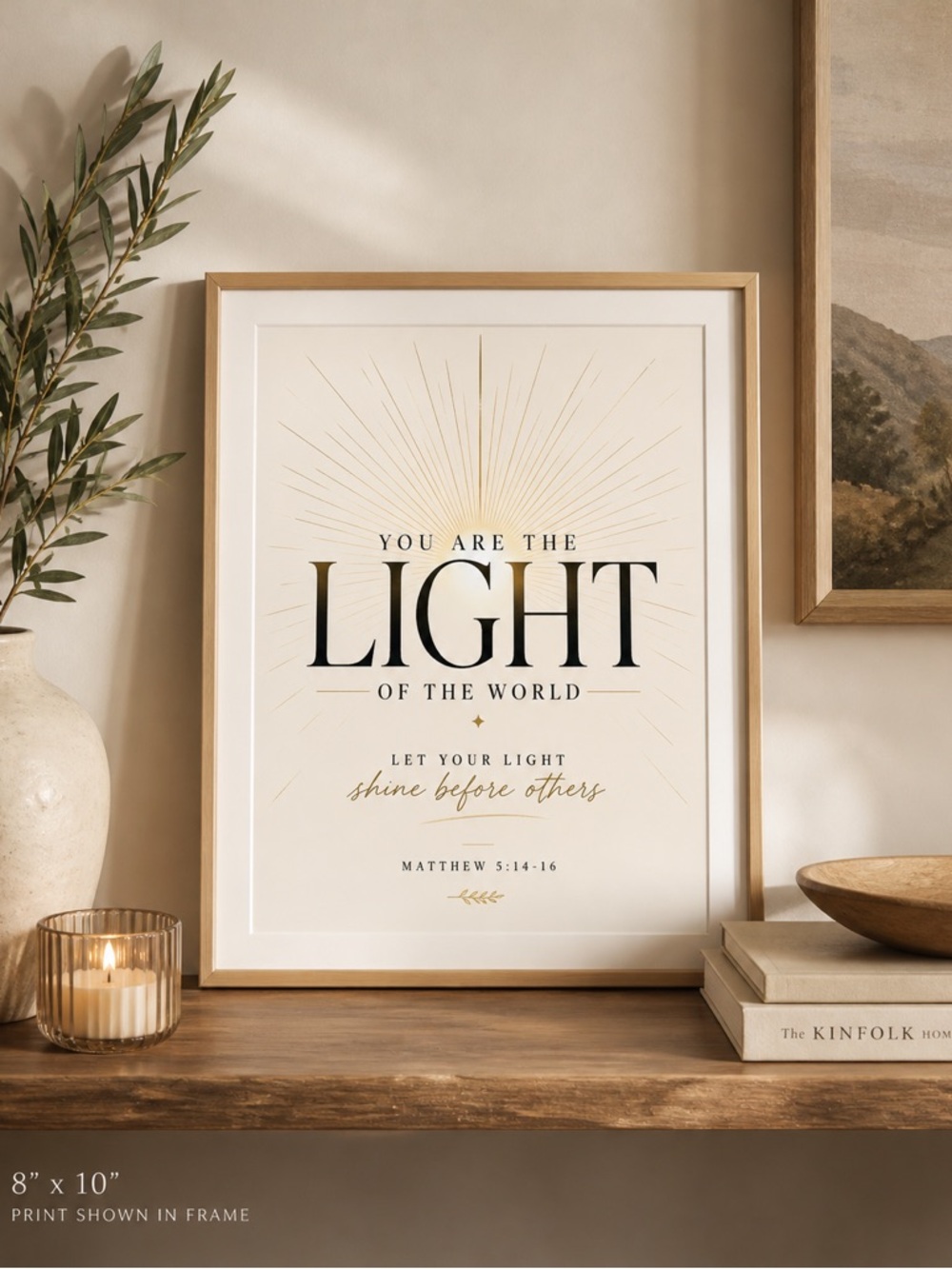 DDS Art Print, 8x10, Bible Verse, Paper Print, Unframed, Simply Series